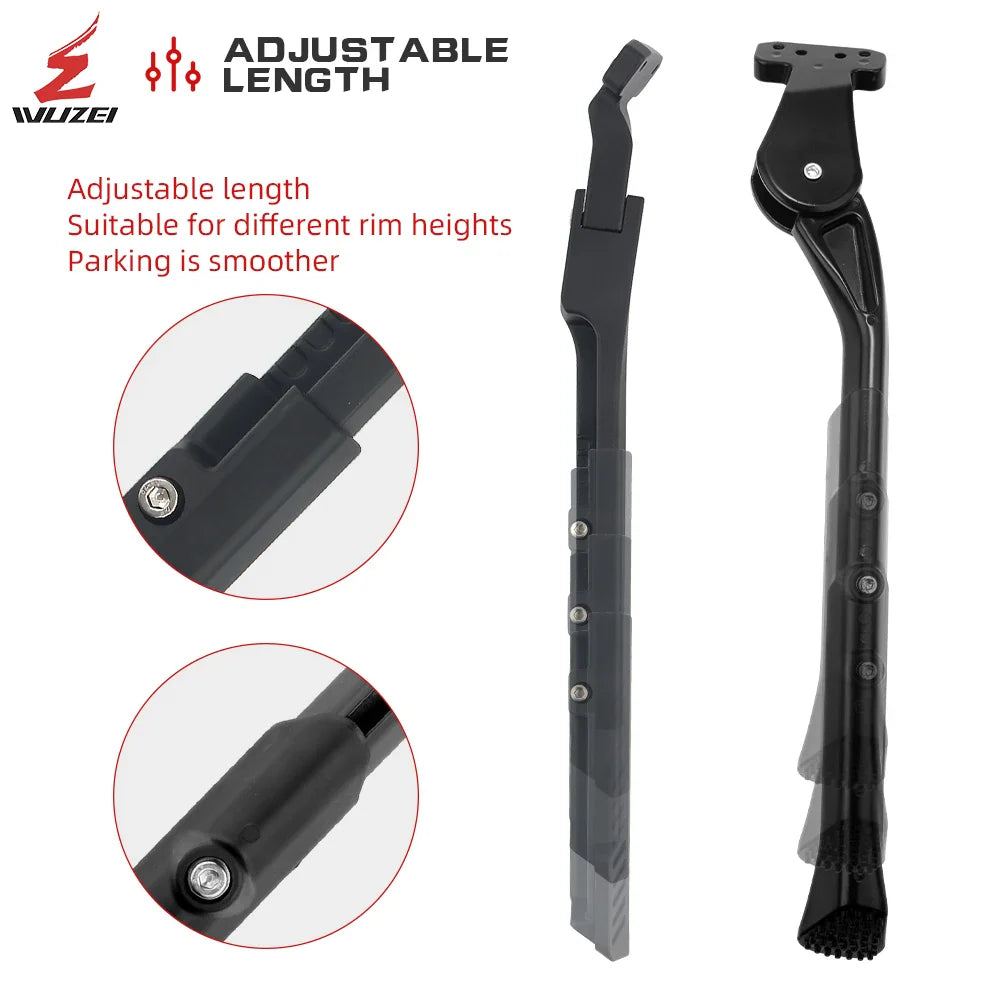 Adjustable Aluminum Bicycle Kickstand
