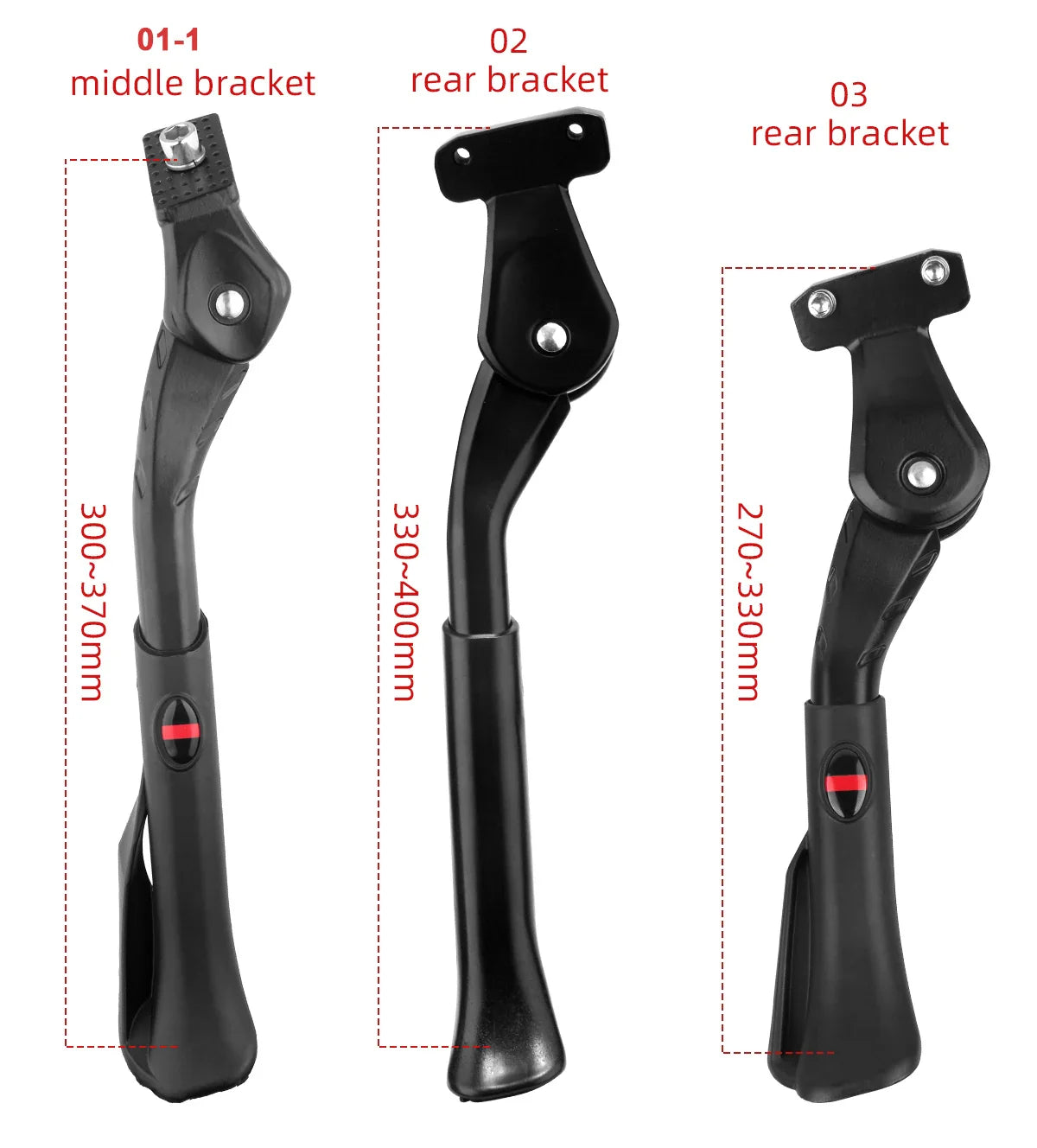 Adjustable Aluminum Bicycle Kickstand