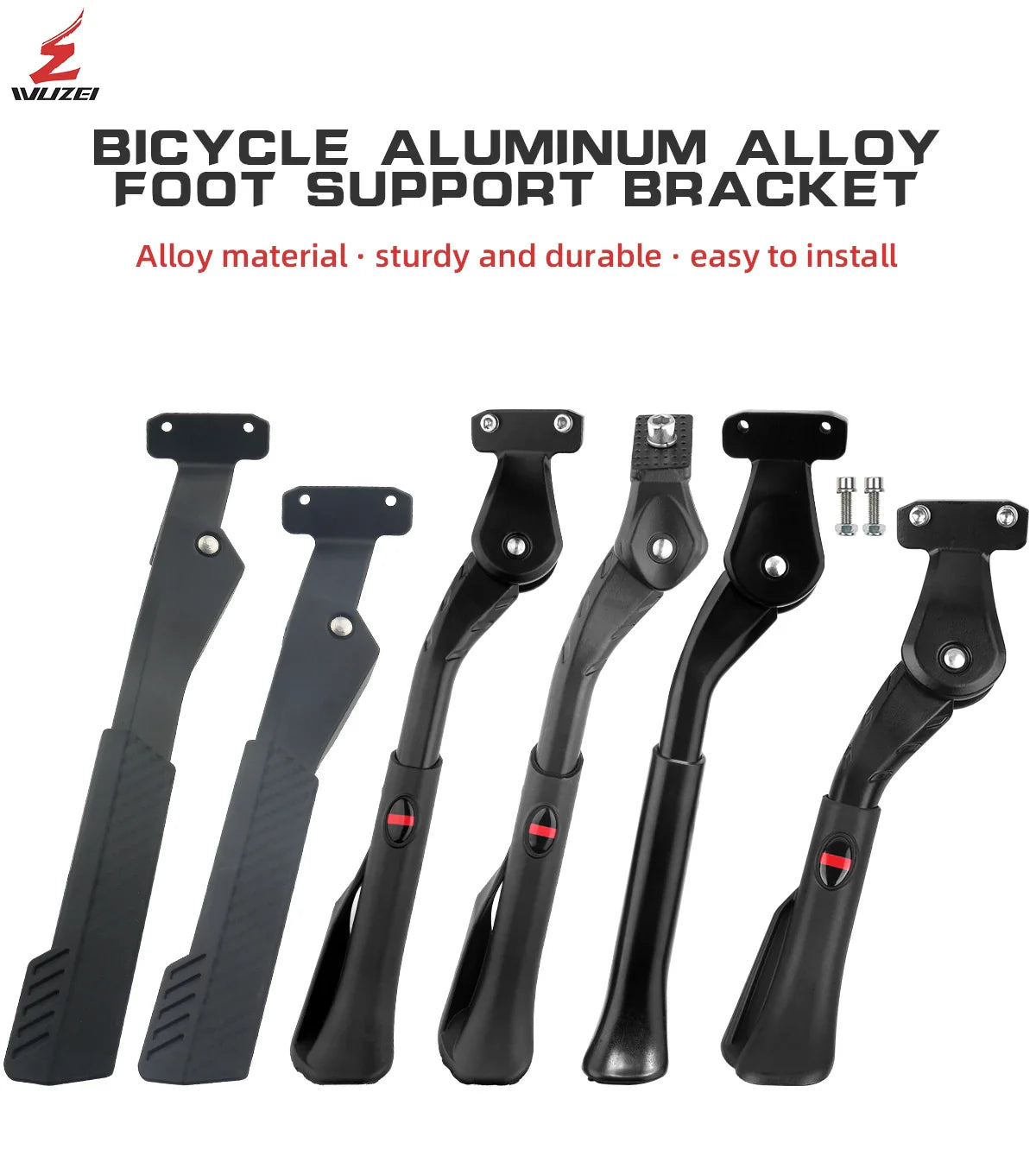 Adjustable Aluminum Bicycle Kickstand
