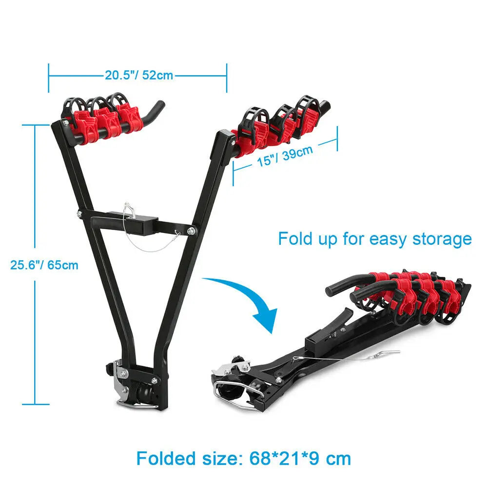 Foldable Car Rear Bicycle Rack