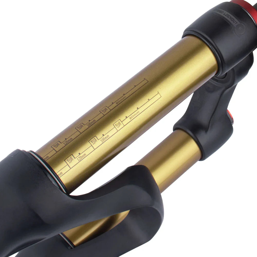 rebound adjustable mtb air front suspension