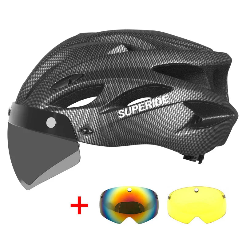 superide rechargeable road bike helmet