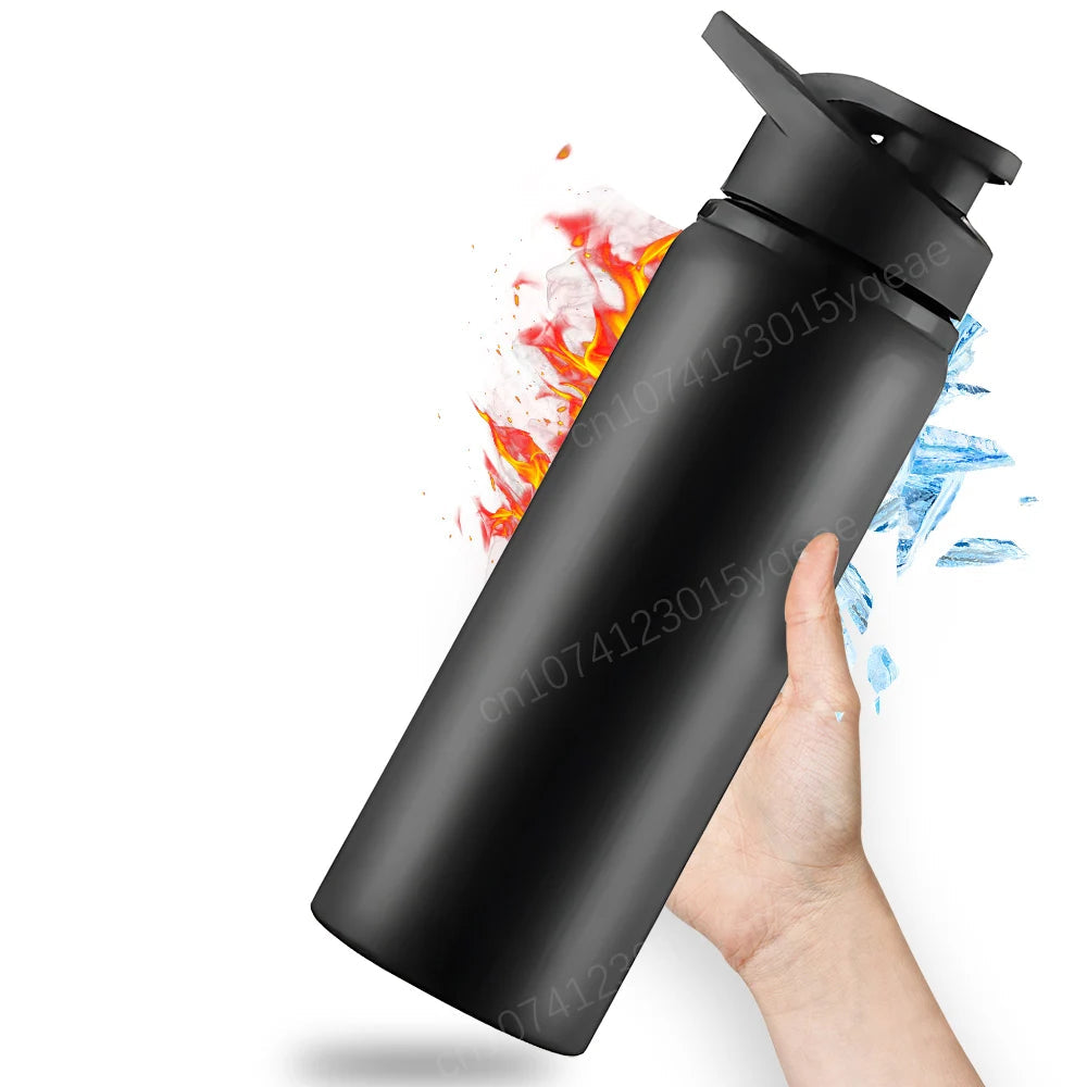 Portable Stainless Steel Water Bottle: Bicycle Riding, Outdoor Sports
