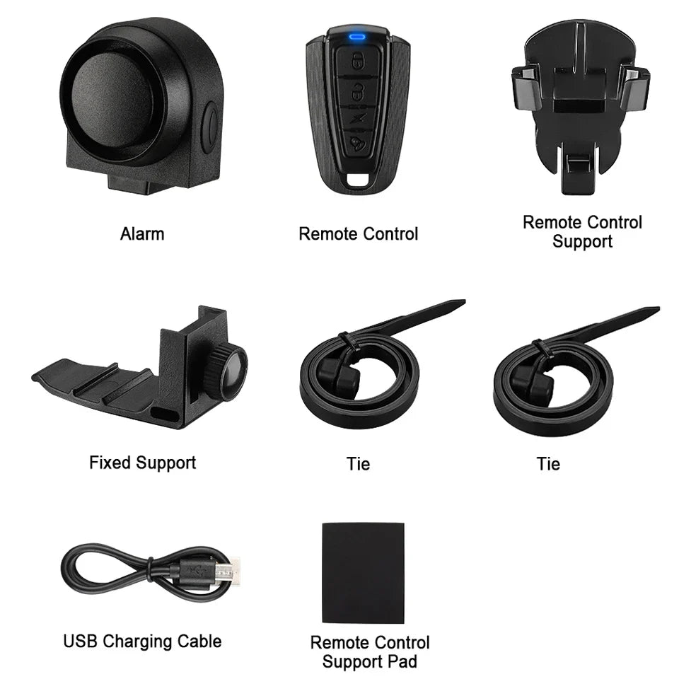 wsdcam bicycle alarm vibration alarm waterproof