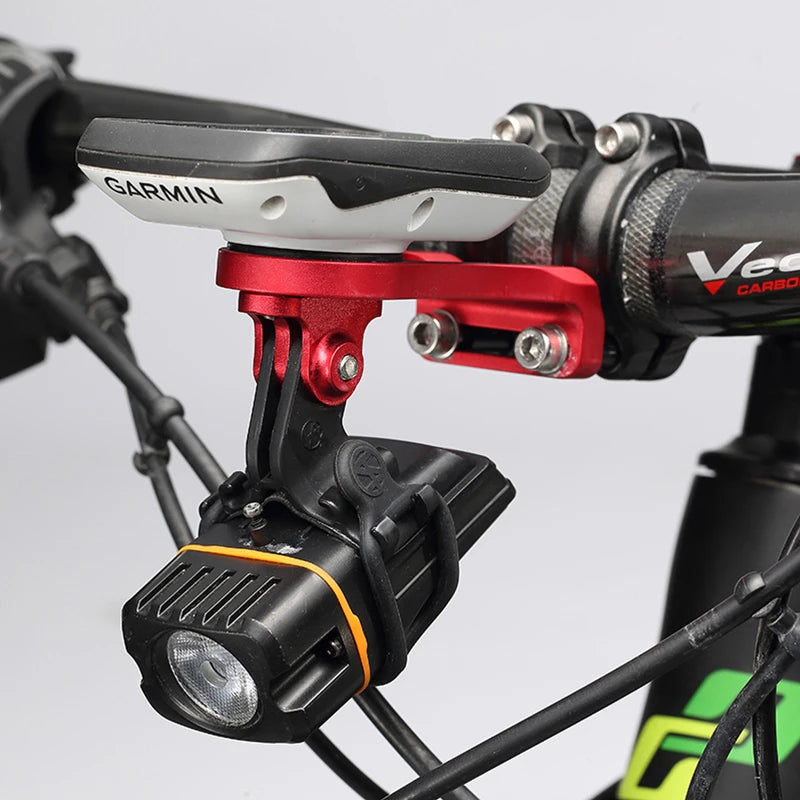 Bike Stem Extension: Aluminum Alloy Computer Mount, GPS