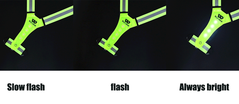 USB Rechargeable LED Reflective Safety Vest