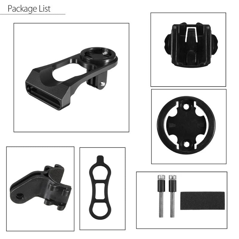 Bike Stem Extension: Aluminum Alloy Computer Mount, GPS