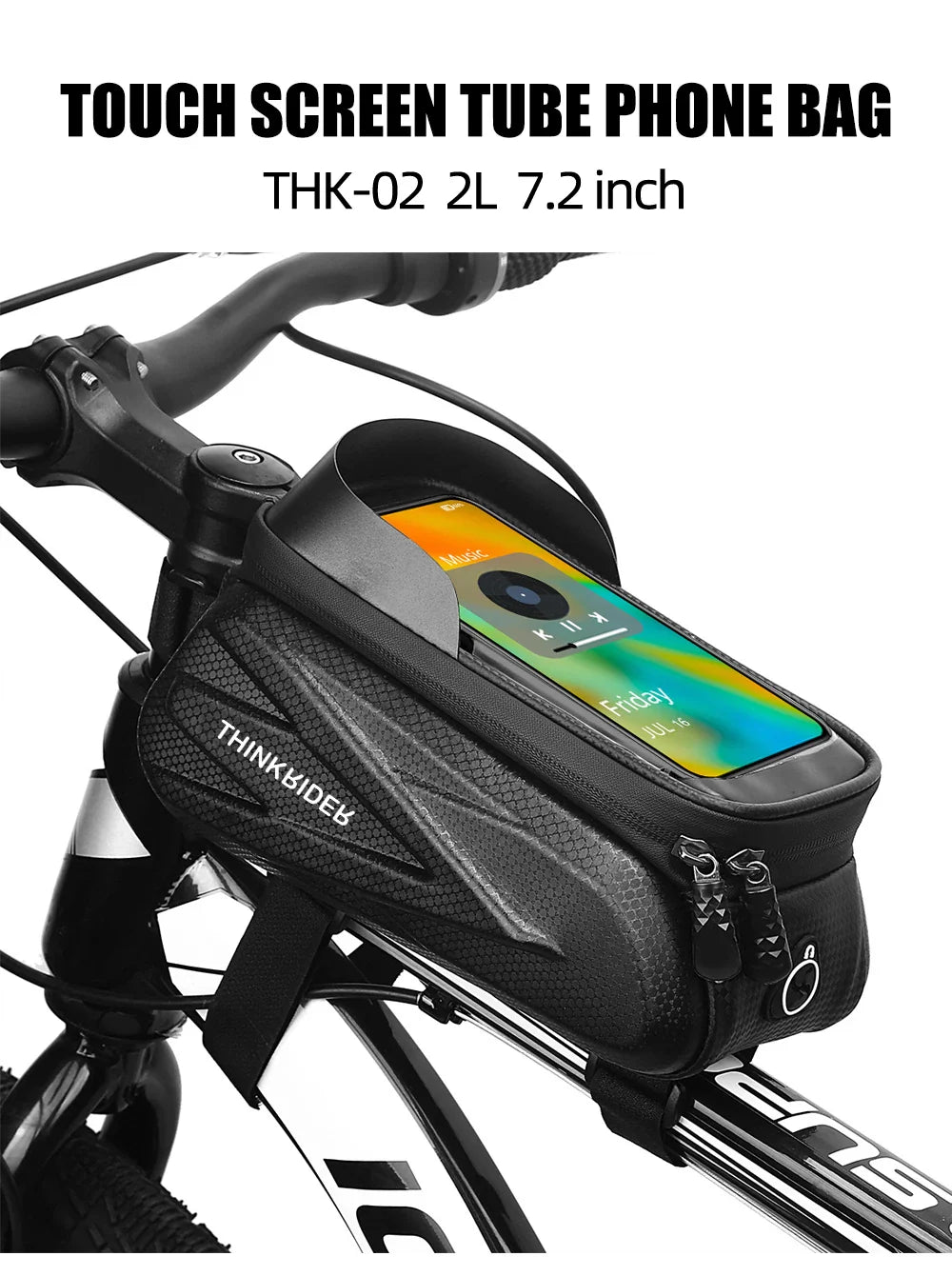 ThinkRider 2L Waterproof Bike Frame Bag