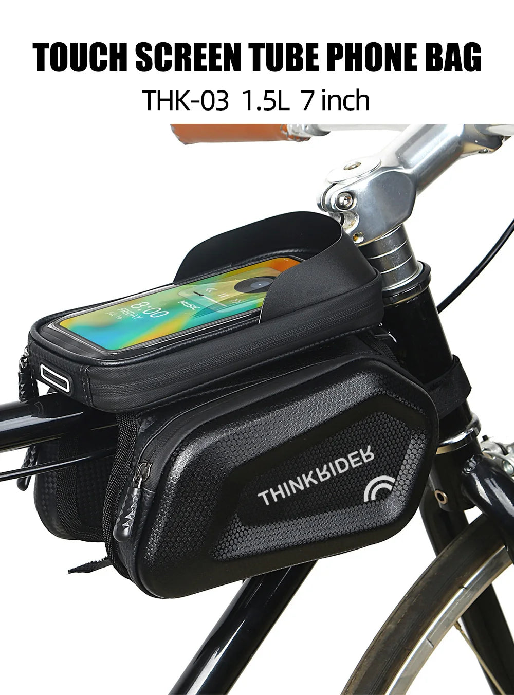 ThinkRider 2L Waterproof Bike Frame Bag