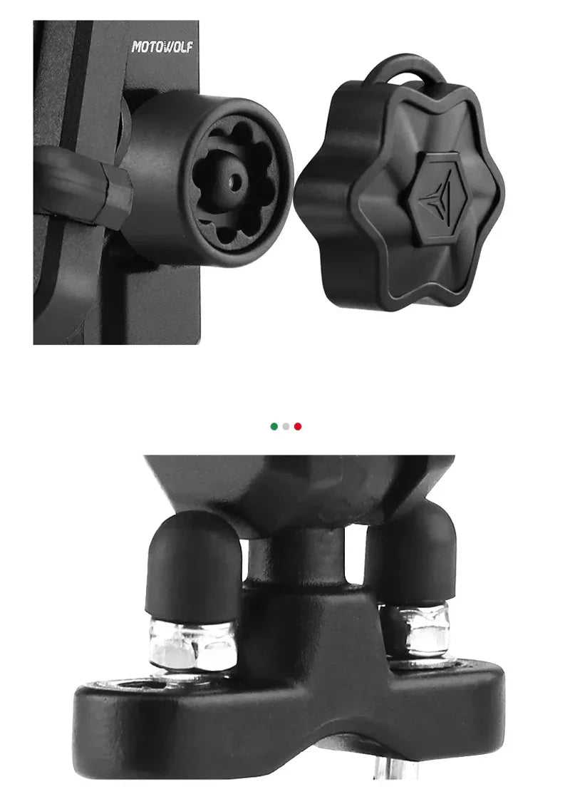 Motorcycle Wireless Charging Phone Holder