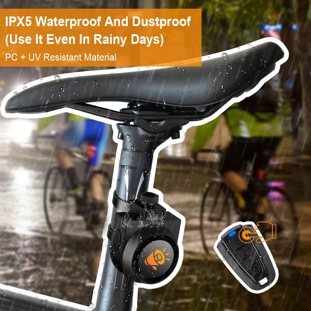 wsdcam bicycle alarm vibration alarm waterproof