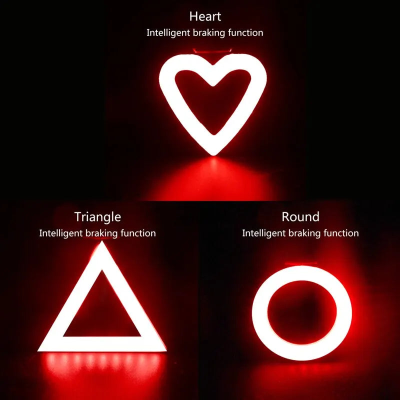 usb rechargeable led bike taillight