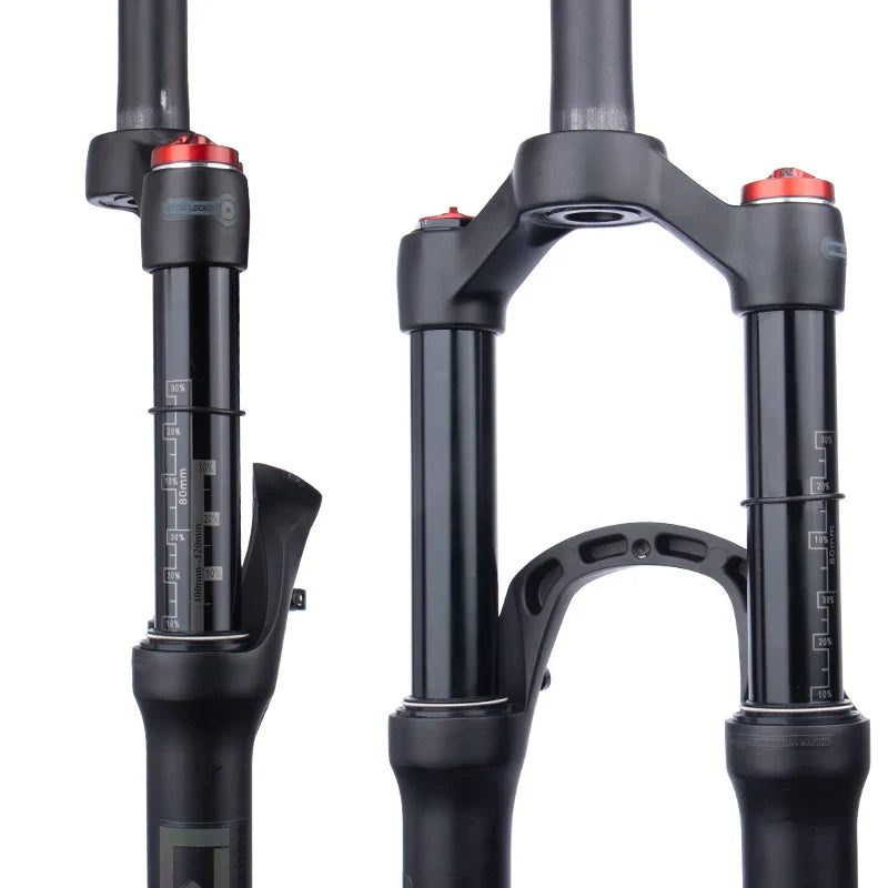 rebound adjustable mtb air front suspension