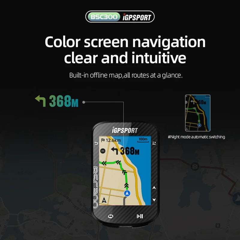 IGPSPORT BSC300 GPS Bike Computer