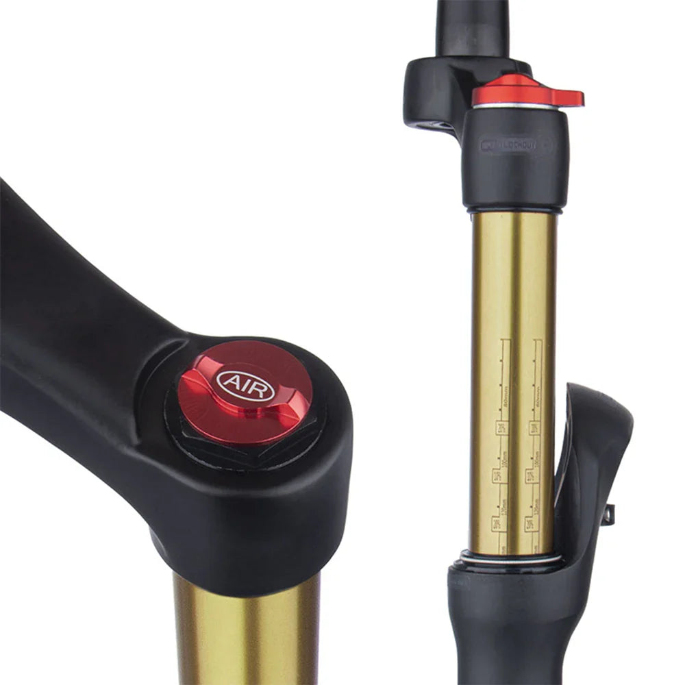 rebound adjustable mtb air front suspension