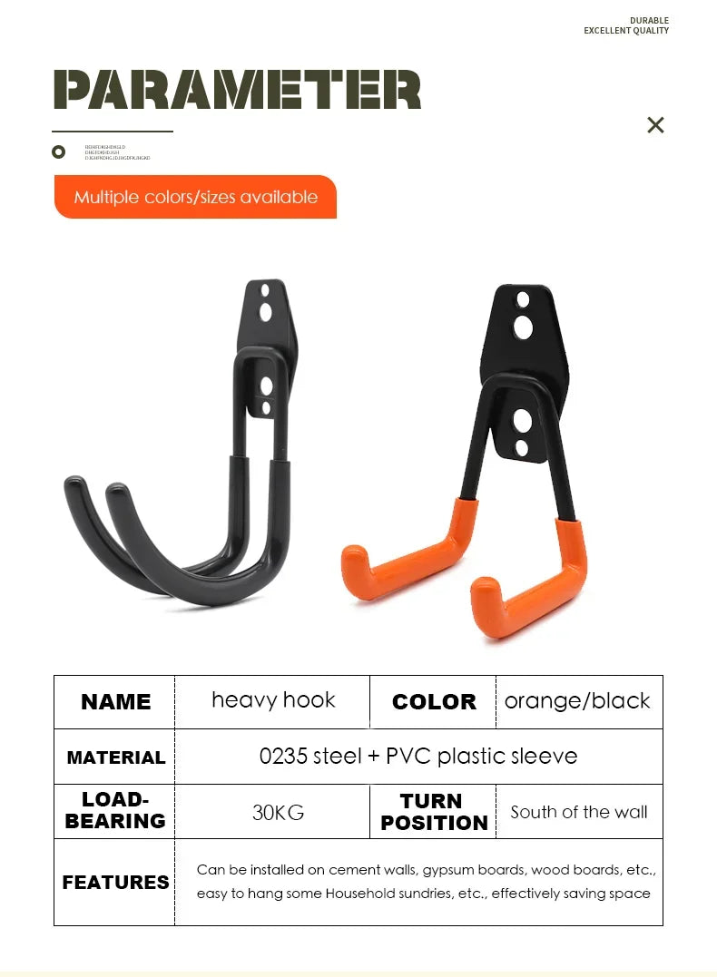 bicycle wall mount hook stand
