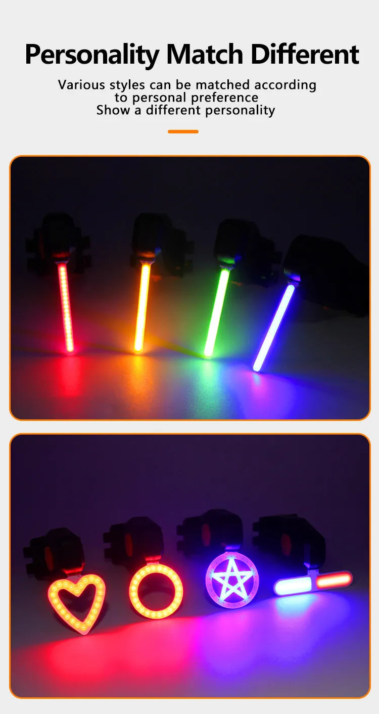 usb rechargeable led bike taillight
