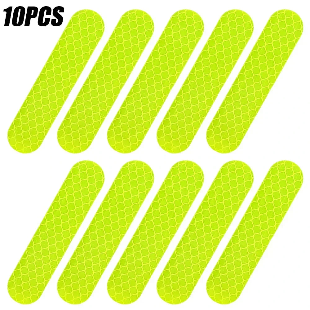 80-10PCS Waterproof Reflective Safety Stickers
