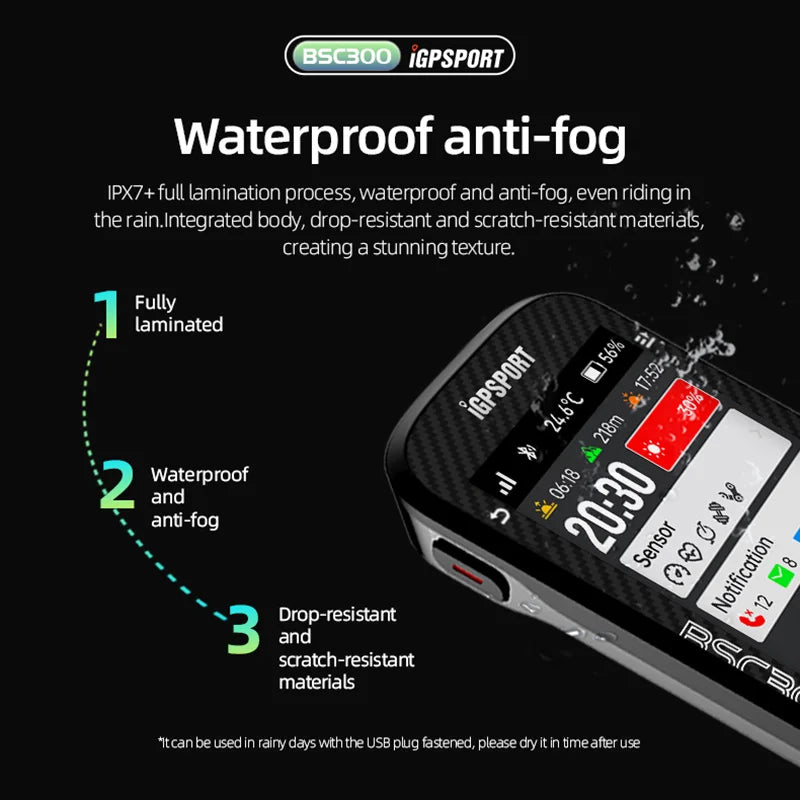 IGPSPORT BSC300 GPS Bike Computer