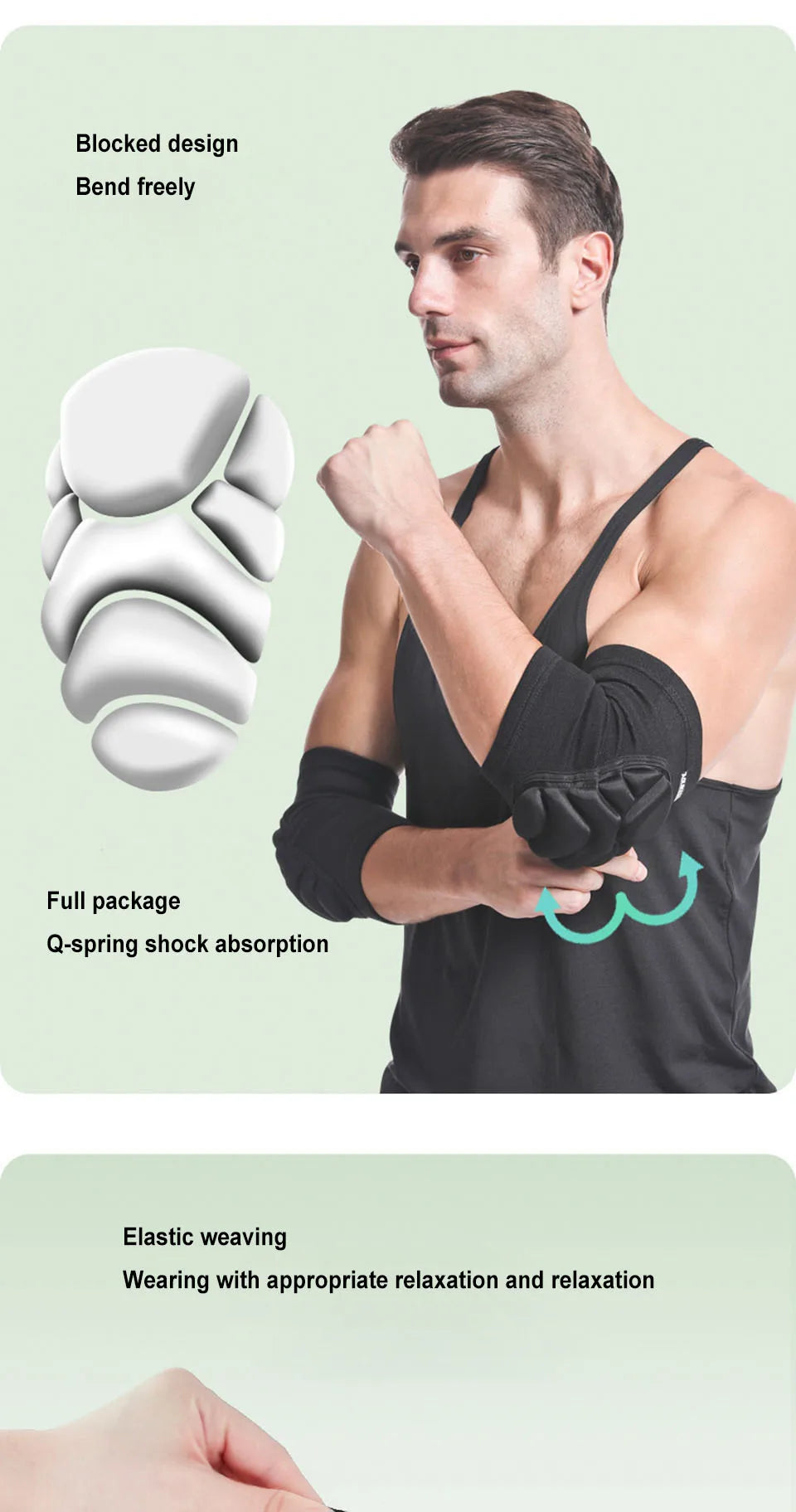 AOLIKES Foam Elbow Pads
