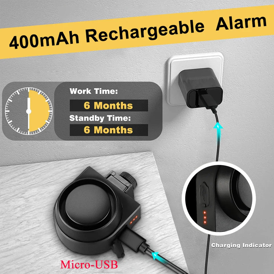 wsdcam bicycle alarm vibration alarm waterproof