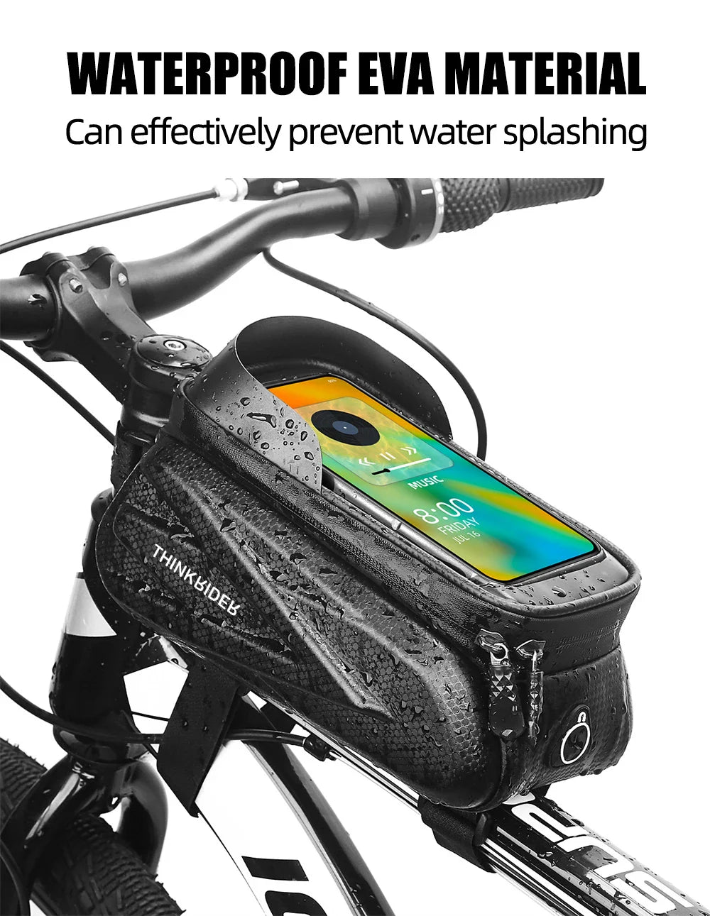 ThinkRider 2L Waterproof Bike Frame Bag