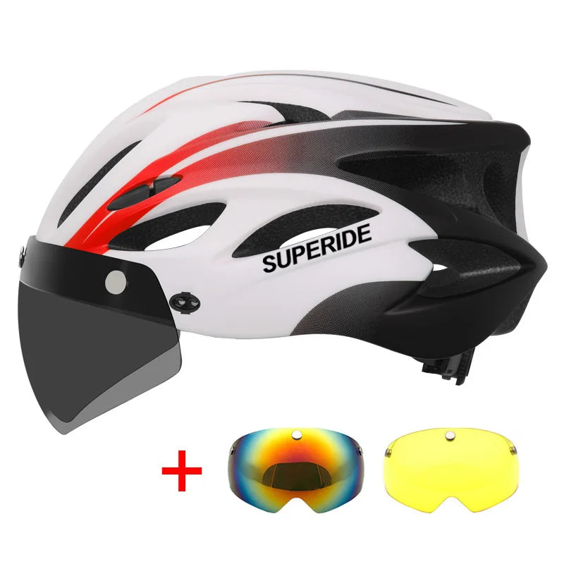 superide rechargeable road bike helmet