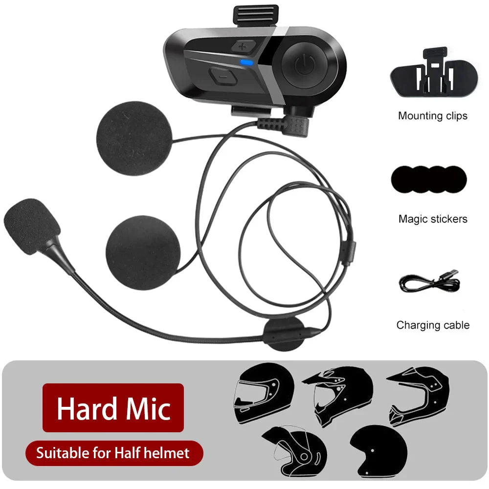 3 Waterproof Helmet Headset