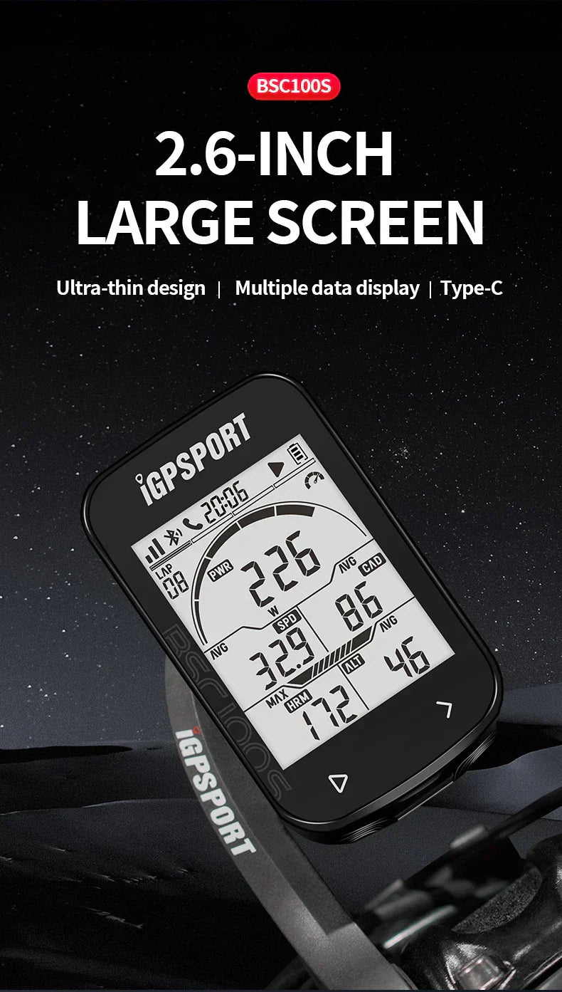gps bike computer igpsport bsc100s