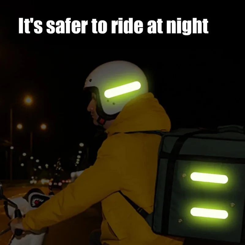 80-10PCS Waterproof Reflective Safety Stickers