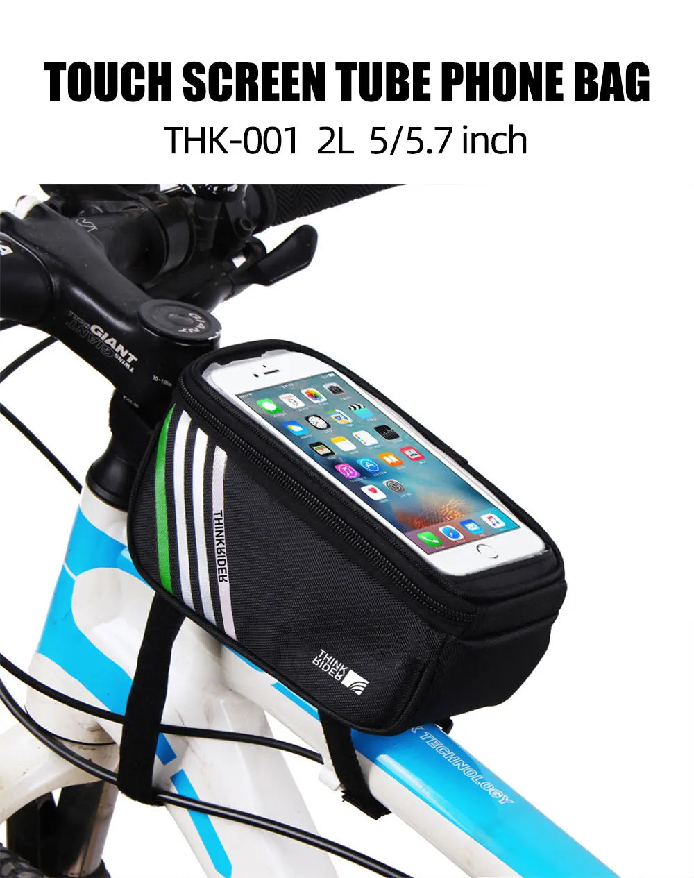 ThinkRider 2L Waterproof Bike Frame Bag