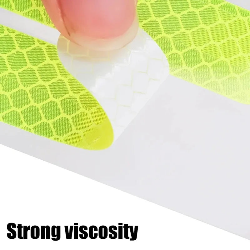 80-10PCS Waterproof Reflective Safety Stickers