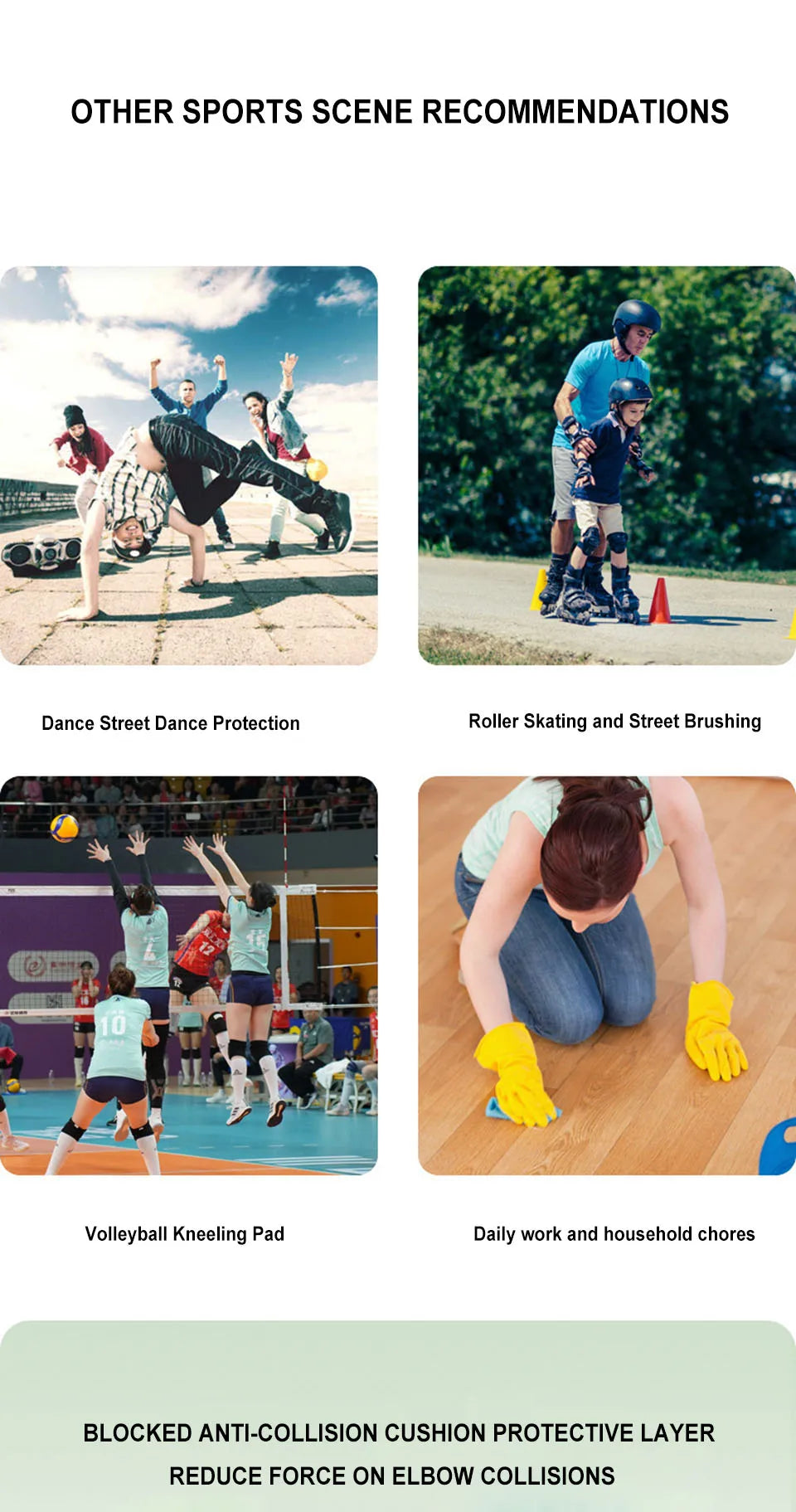 AOLIKES Foam Elbow Pads