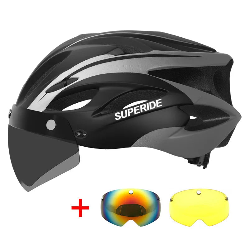 superide rechargeable road bike helmet