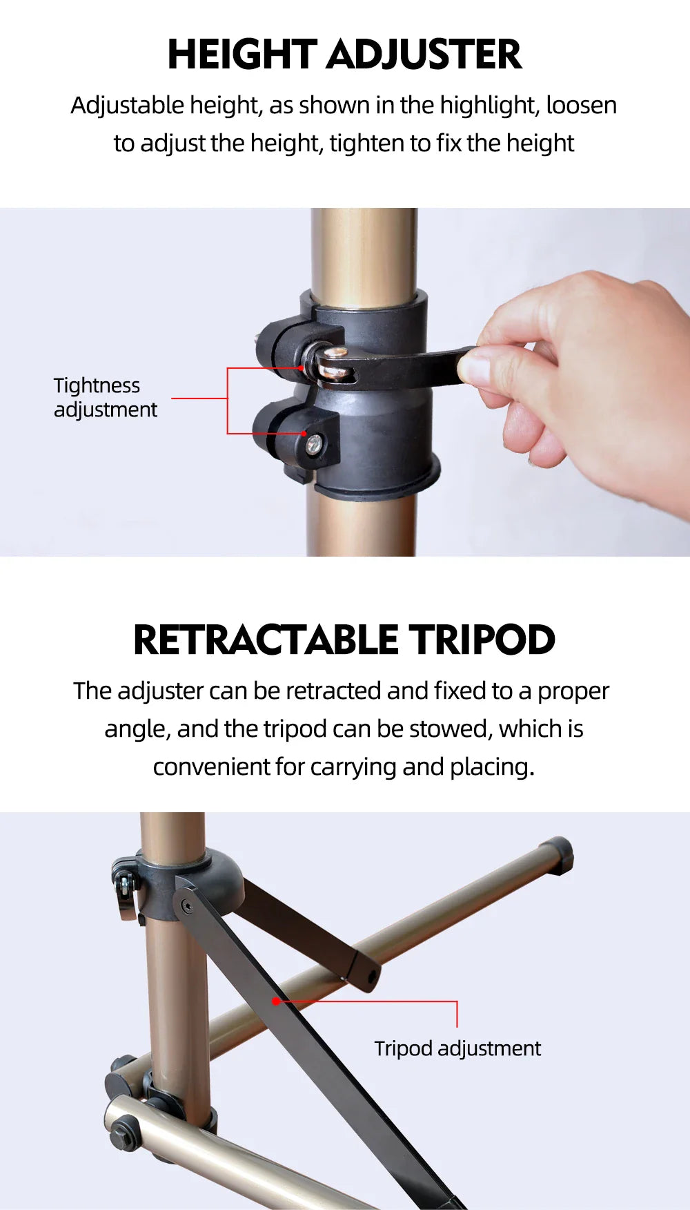 Adjustable Aluminum Bike Repair Stand