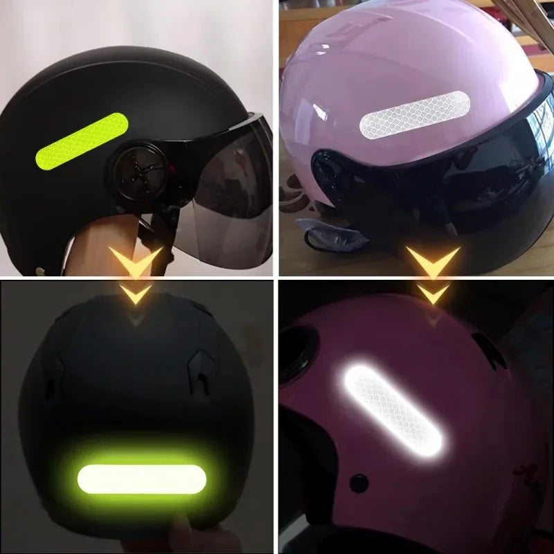80-10PCS Waterproof Reflective Safety Stickers
