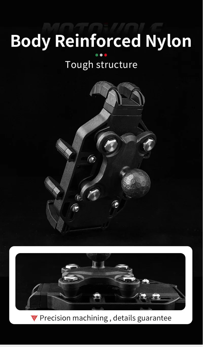 Motorcycle Wireless Charging Phone Holder