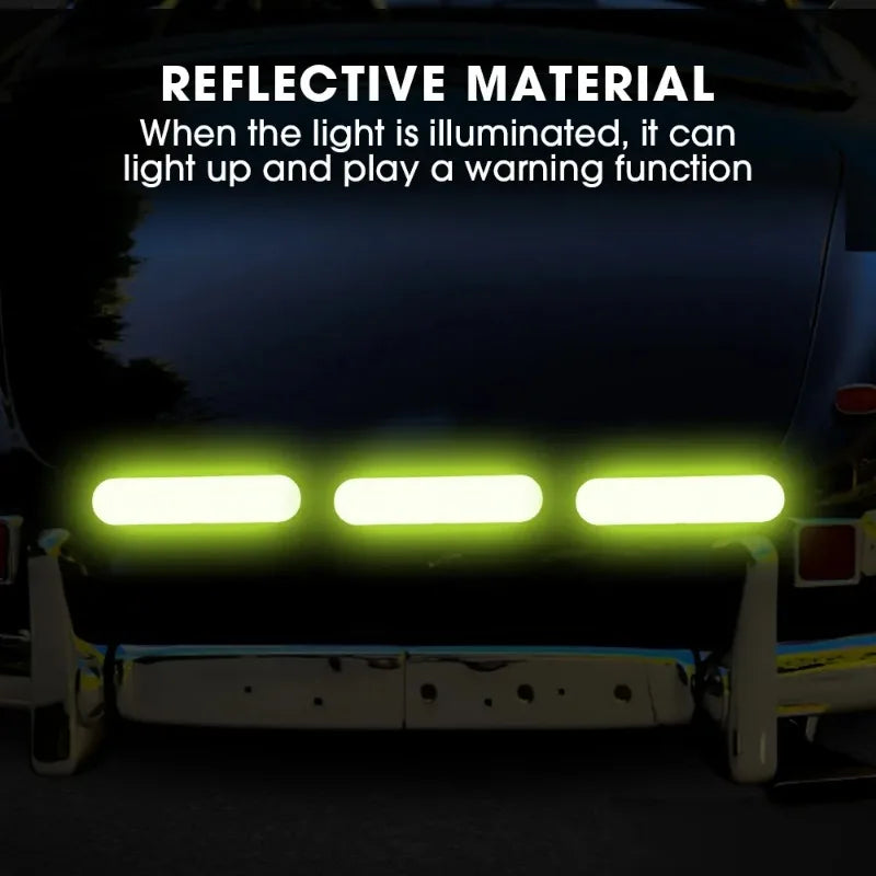 80-10PCS Waterproof Reflective Safety Stickers