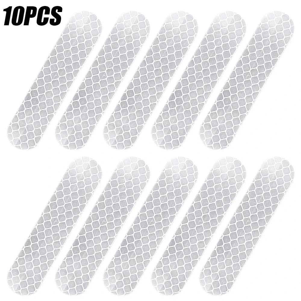 80-10PCS Waterproof Reflective Safety Stickers