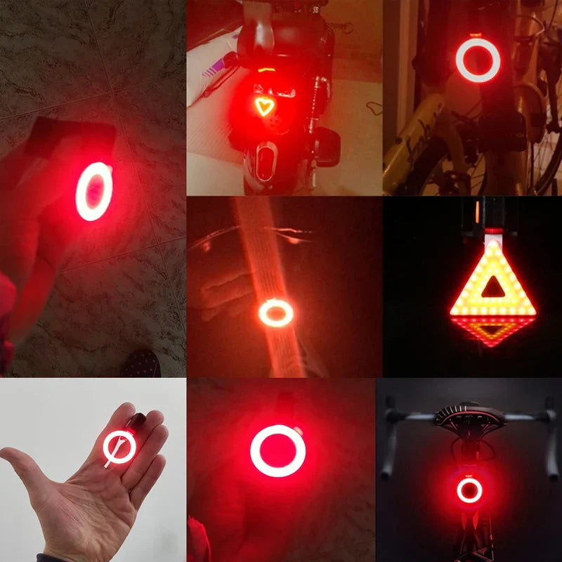 usb rechargeable led bike taillight