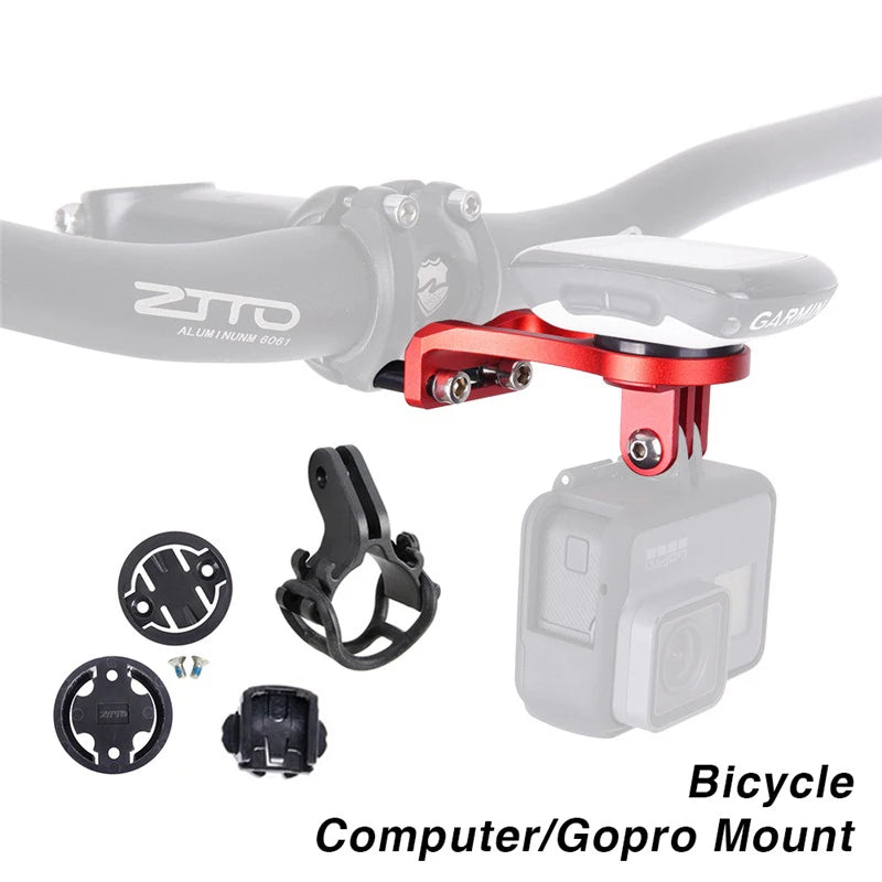 Bike Stem Extension: Aluminum Alloy Computer Mount, GPS