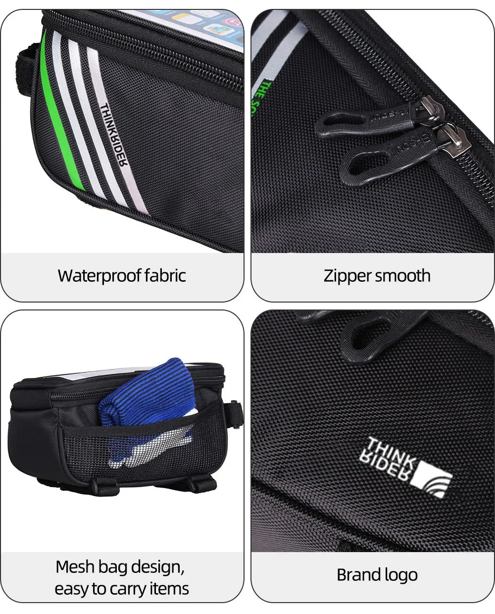ThinkRider 2L Waterproof Bike Frame Bag