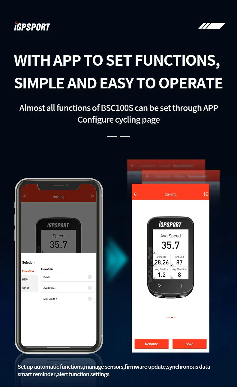 gps bike computer igpsport bsc100s