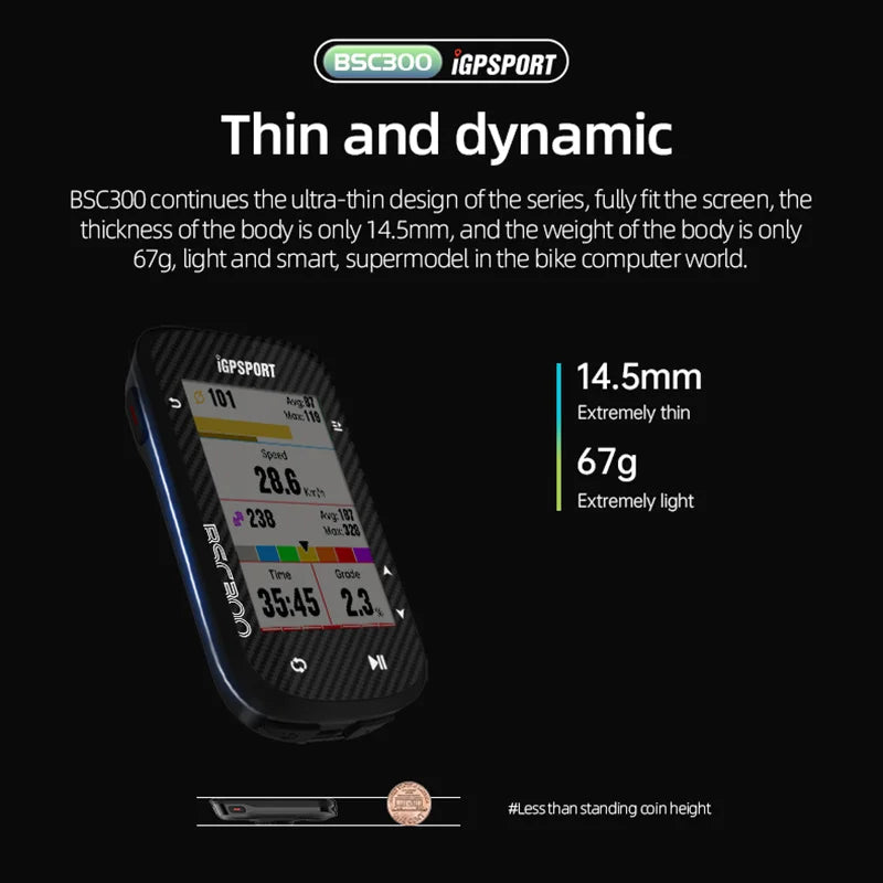 IGPSPORT BSC300 GPS Bike Computer