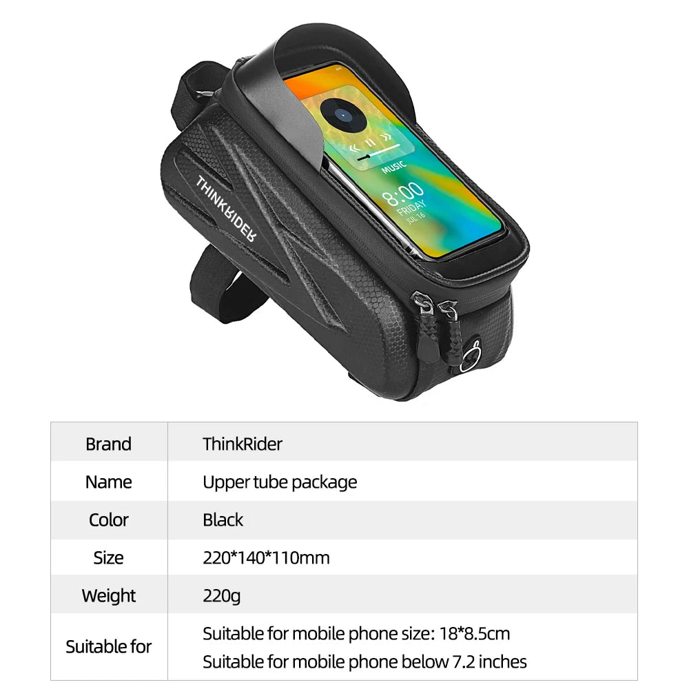 ThinkRider 2L Waterproof Bike Frame Bag