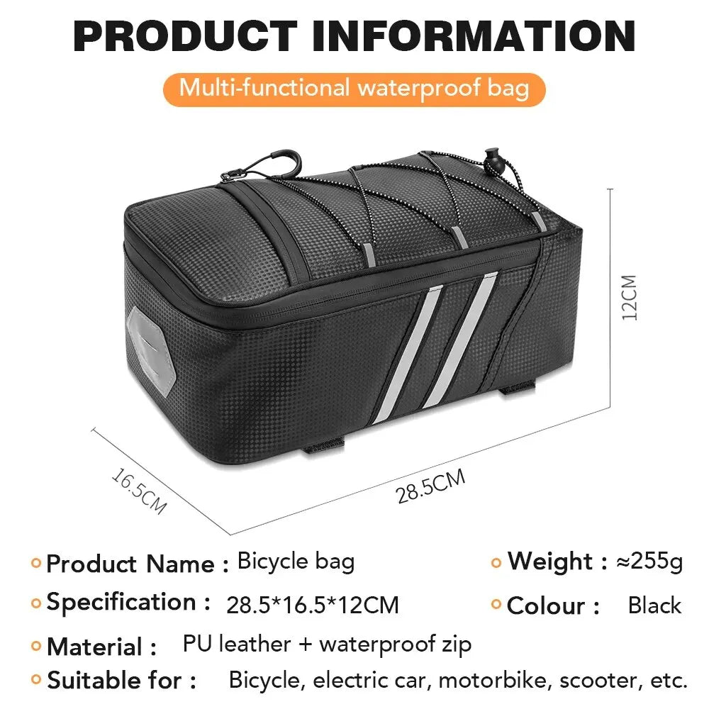 newboler bicycle rear seat bag