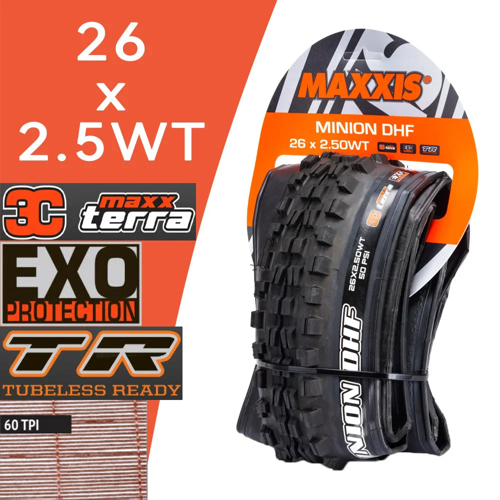 maxxis minion dhf mtb bicycle tire