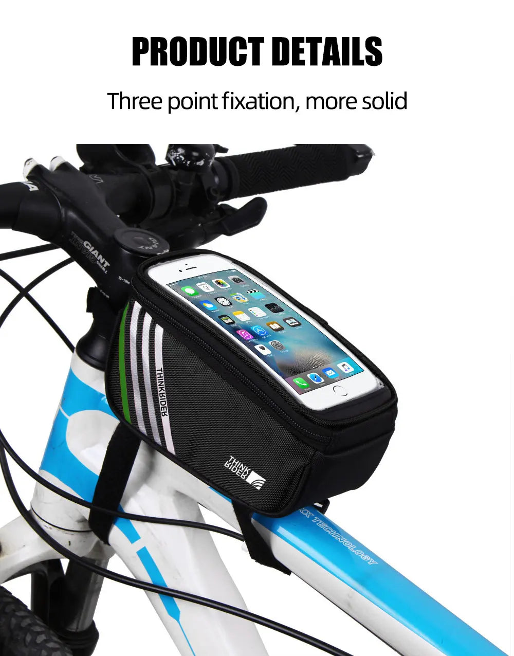 ThinkRider 2L Waterproof Bike Frame Bag