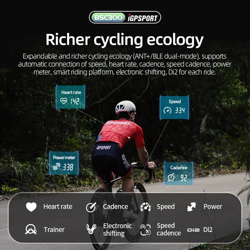 IGPSPORT BSC300 GPS Bike Computer