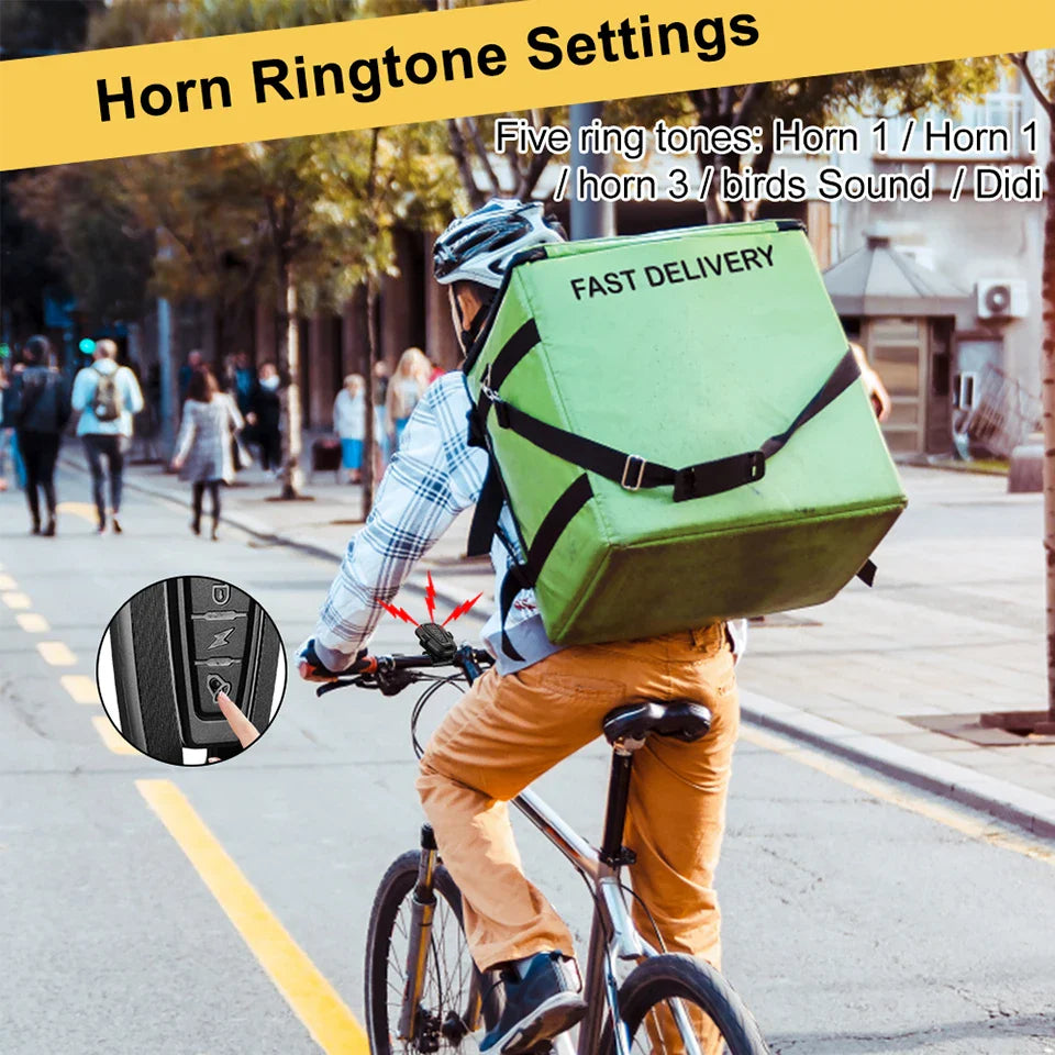 wsdcam bicycle alarm vibration alarm waterproof